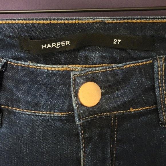 Harper Blue Skinny Jeans with Distressed Detailing - Picture 2 of 9